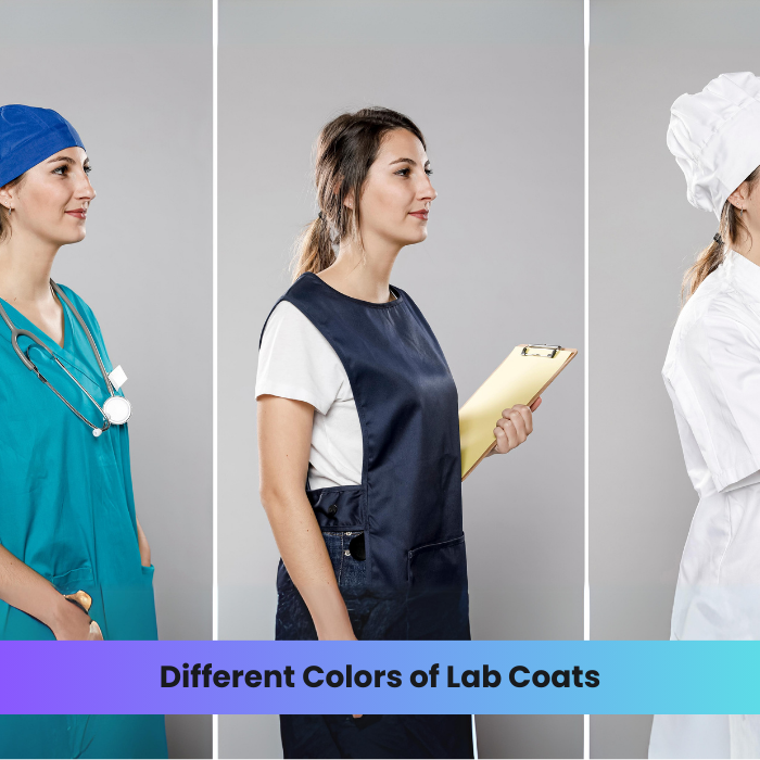 What are the different colors of lab coats and what do they mean DR Instruments