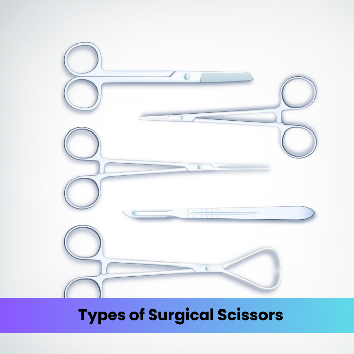 How many types of surgical scissors are there? DR Instruments