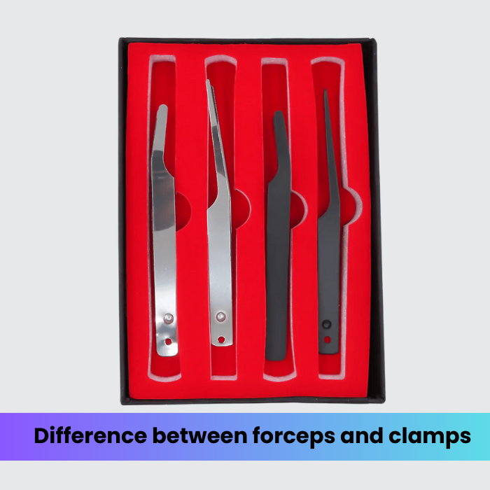 What is the difference between forceps and clamp? DR Instruments