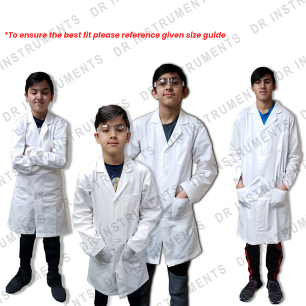 DR Unifrom 60% Cotton / 40% Polyester Lab Coat for kids  - 16/18