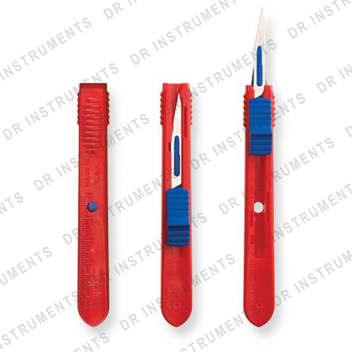 Retractable Safety Scalpels 11 Scalpel Blade DR Instruments