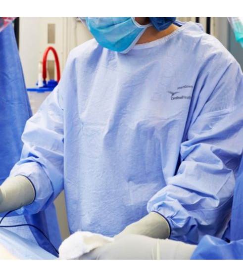 AAMI Level 4 Surgical Gown Blue - 18/PK