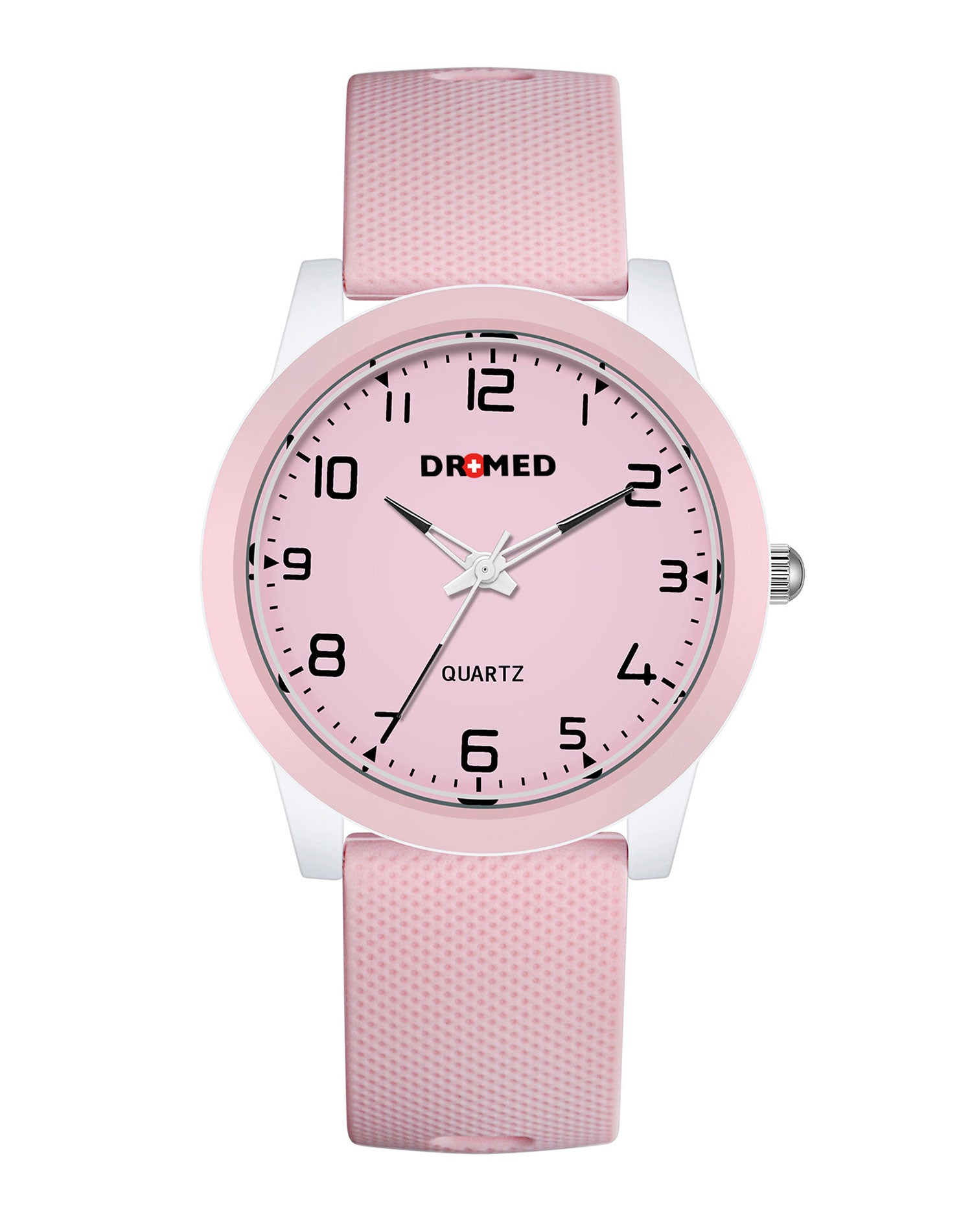 Silicon Strap Nurse Wrist Watches Quartz Japan Movement Pink