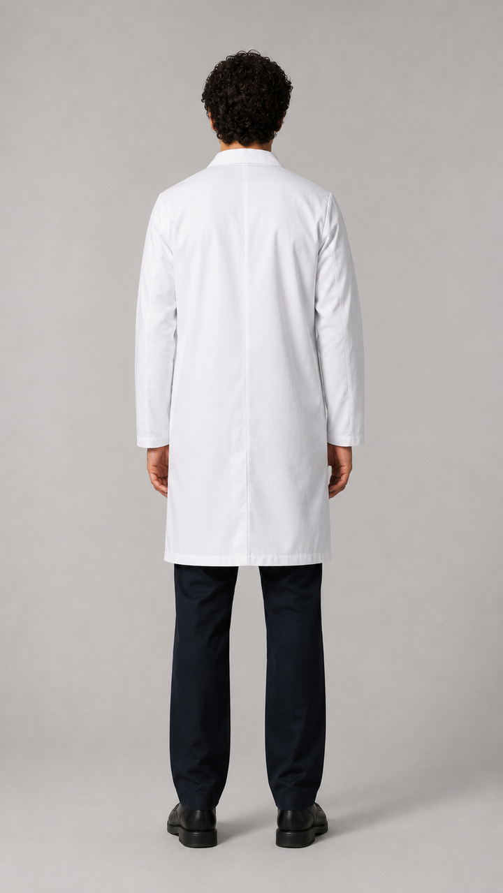 DR Uniforms® Collarless White Lab Coat - Unisex – DR Instruments