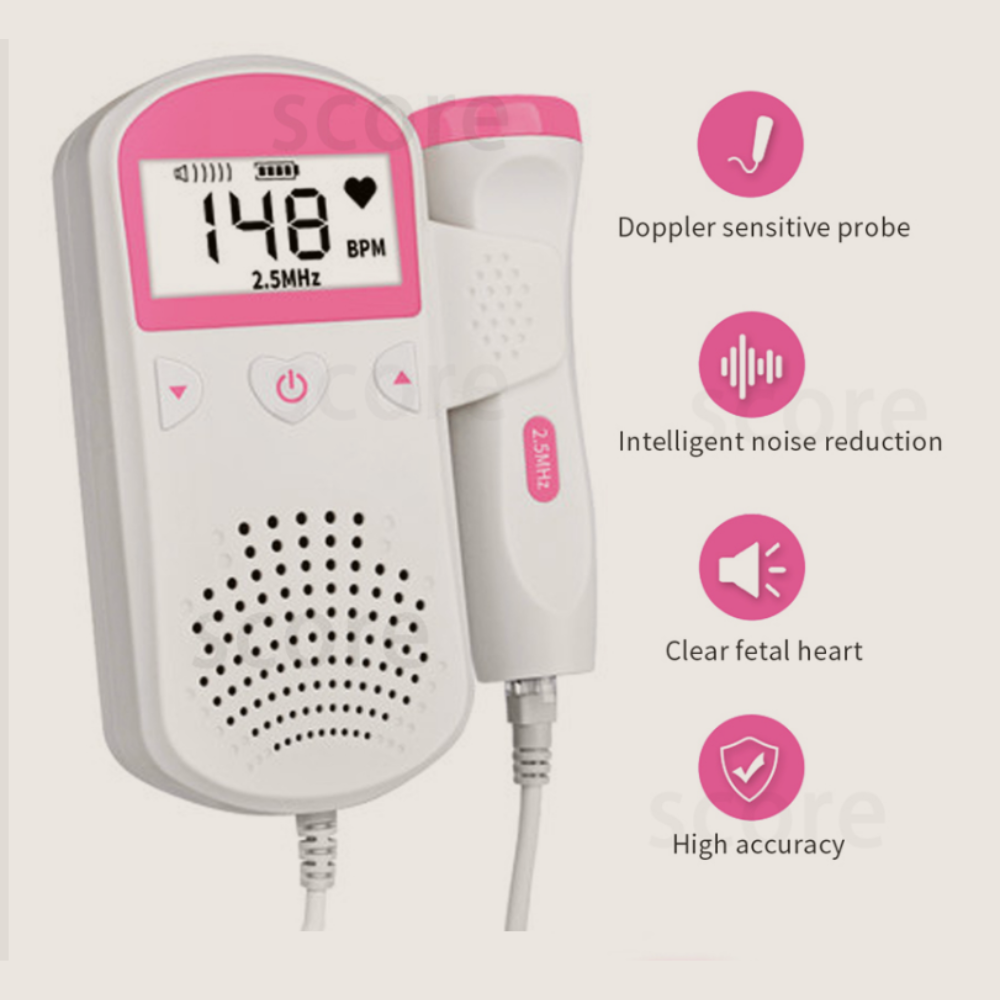 Home Pregnancy Baby Fetal Heart Rate Monitor/Sound Detector – DR ...
