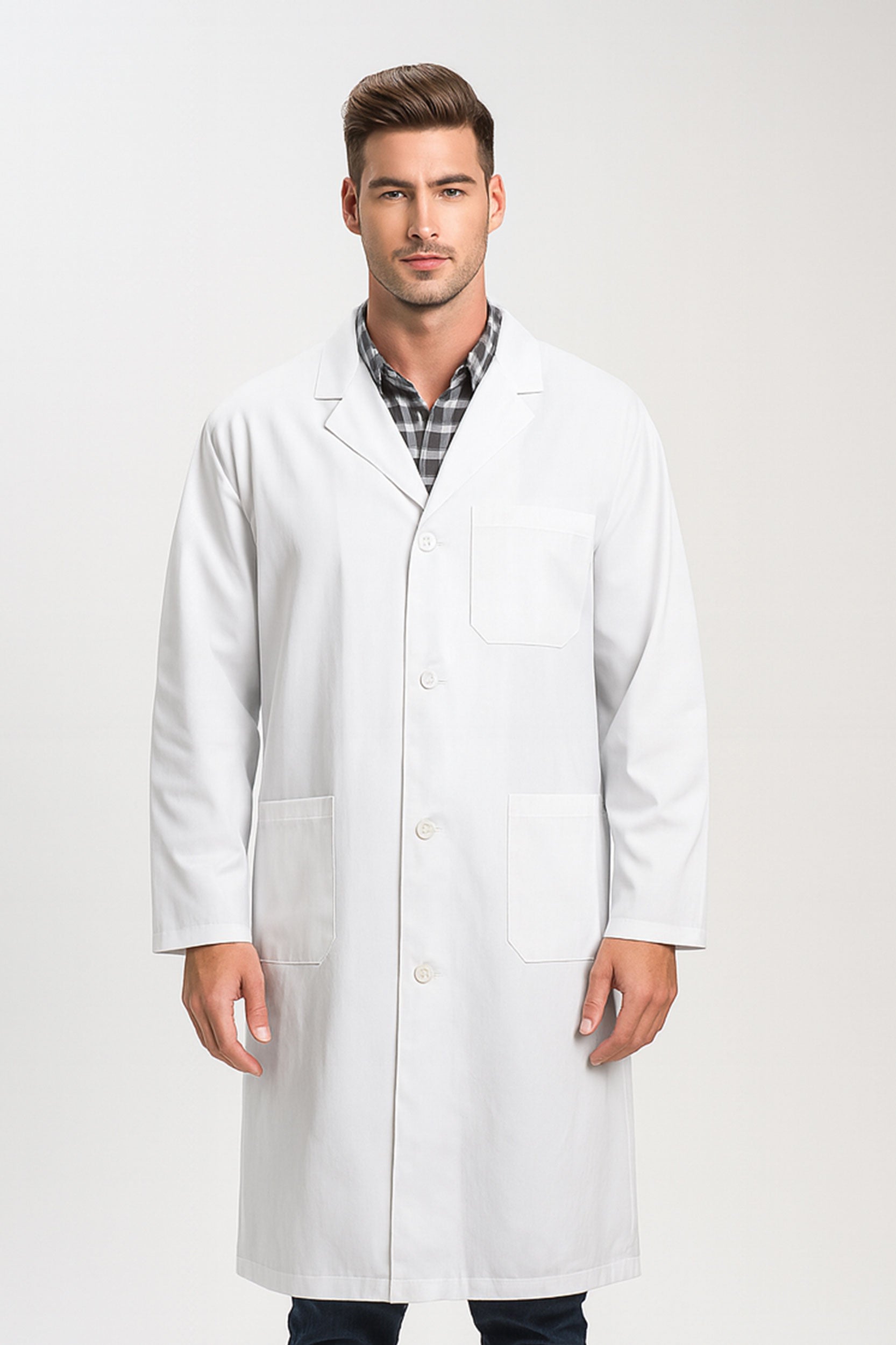 DR Uniforms Unisex Lab Coat White (100% Cotton) - Laboratory Coat - DR ...