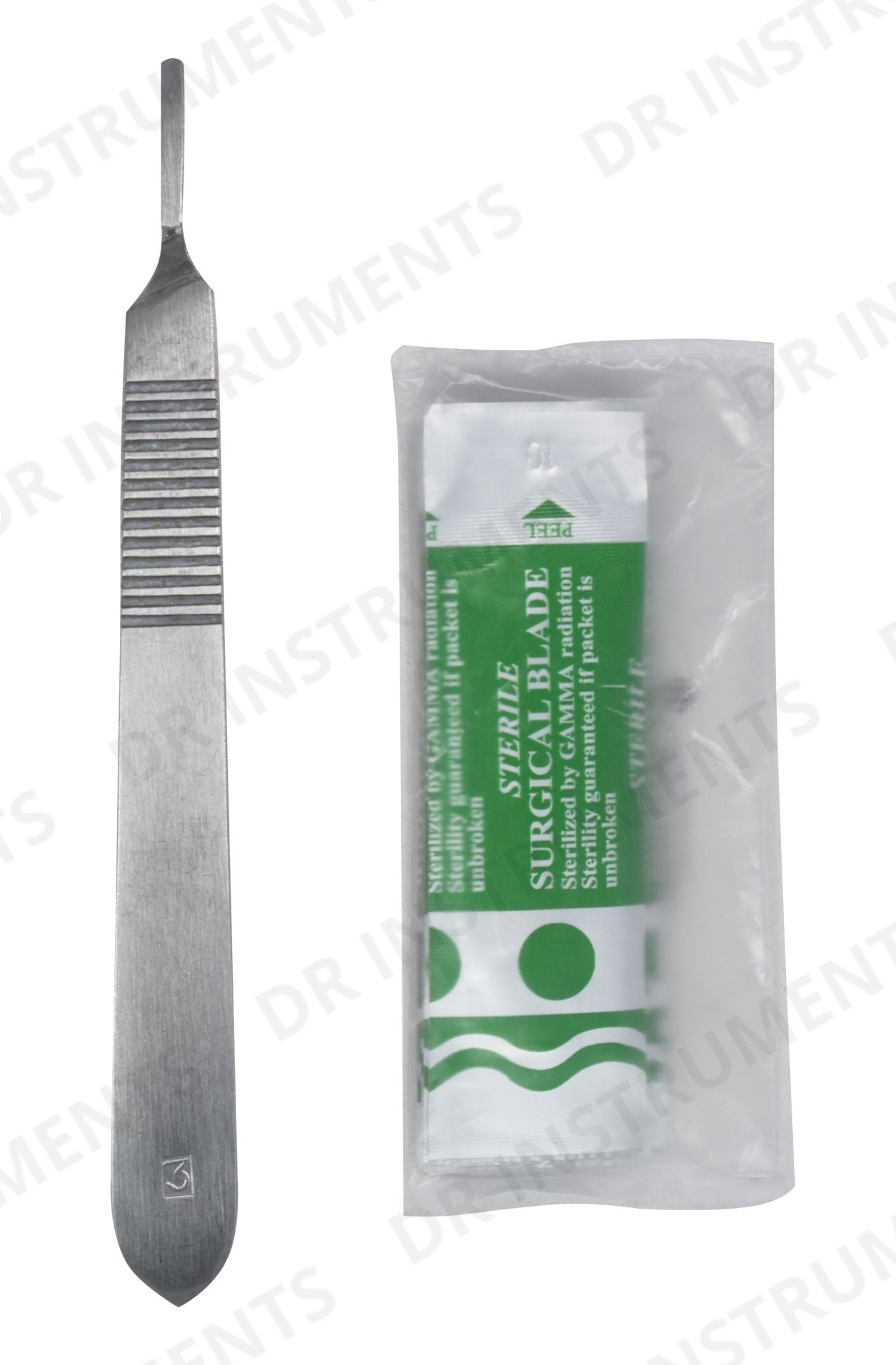 Scalpel Handle - No. 3 With Blades - Scalpel Blade - DR Instruments