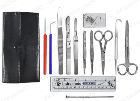 Dr Instruments List Anatomy Dissection Kit II - 68 - Dissection Kits - DR Instruments