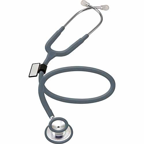 Grab MDF® Acoustica Deluxe Lightweight Dual Head Stethoscope - Gray - DR Instruments