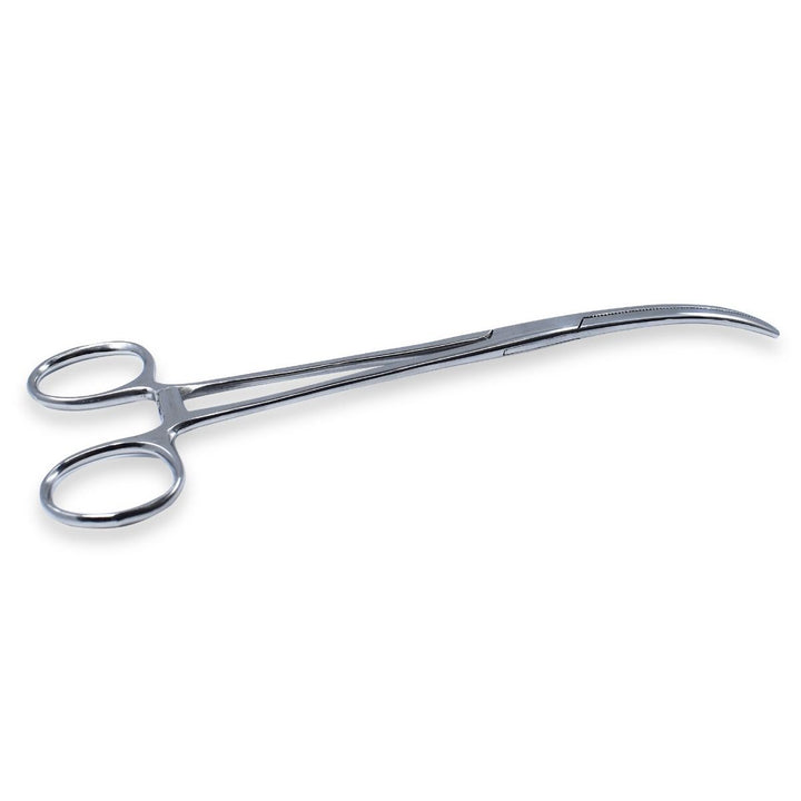 Grab Hemostatic Forceps - 8'' Curved - Stainless Steel - DR Instruments