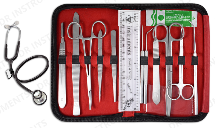 Exclusive Anatomy Dissection Kit & Stethoscope Package - 10301GSMC - DR Instruments