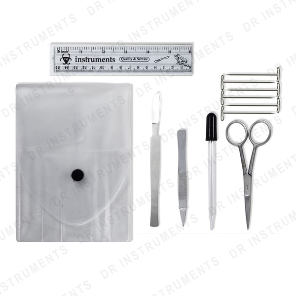 Basic Dissection Kit - 64N - Stainless Steel - Plastic Pouch