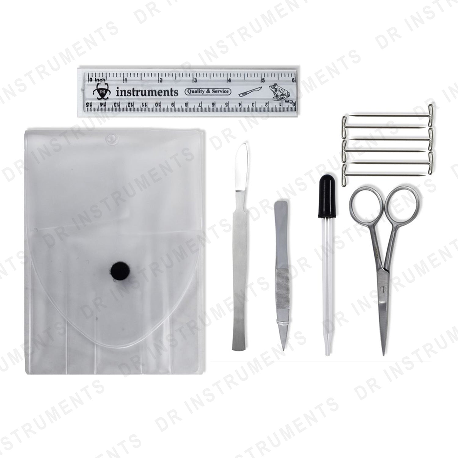 Basic Frog Dissection Kit Plastic Pouch – DR Instruments