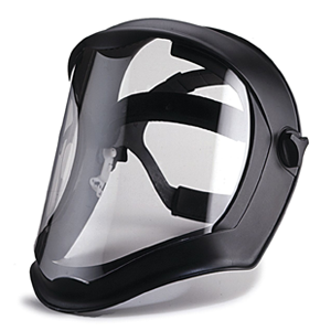 Uvex Bionic Face Shield with Clear Polycarbonate Visor and Anti-Fog/Hard Coat