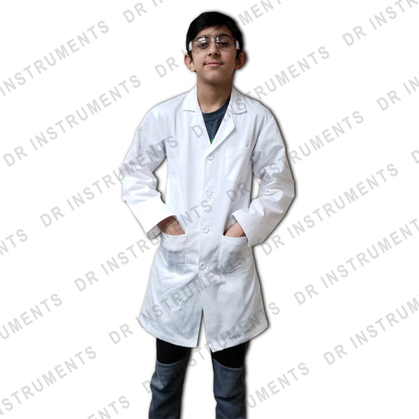 DR Unifrom 60% Cotton / 40% Polyester Lab Coat for kids - 12/14