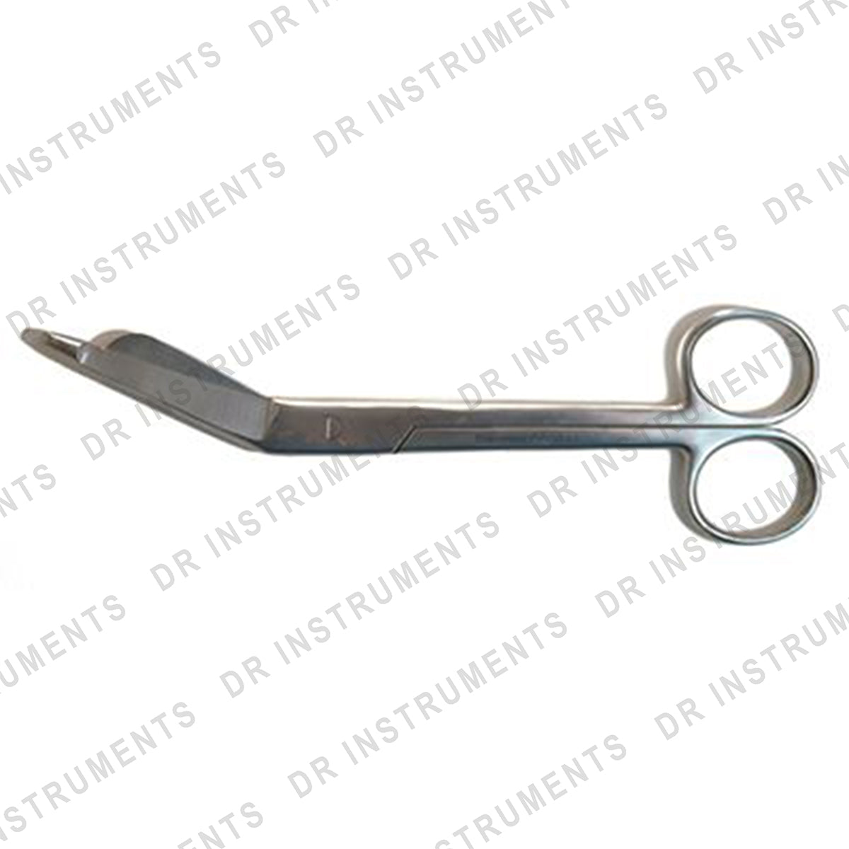 7.25" Stainless Steel Lister Bandage Scissors – Bent Handle, Veterinary & First Aid